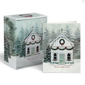 *BRAND NEW Winter Church Boxed Cards